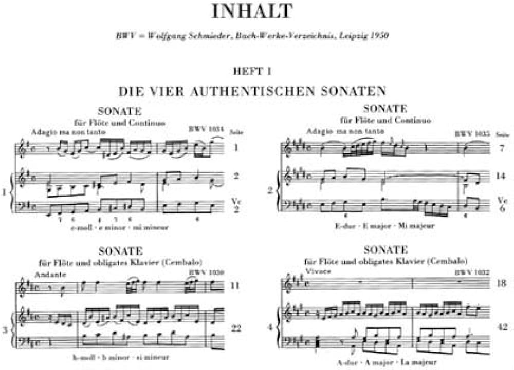 バッハ, J. S.: フルート・ソナタ集 第1巻: BWV 1034, 1035, 1030