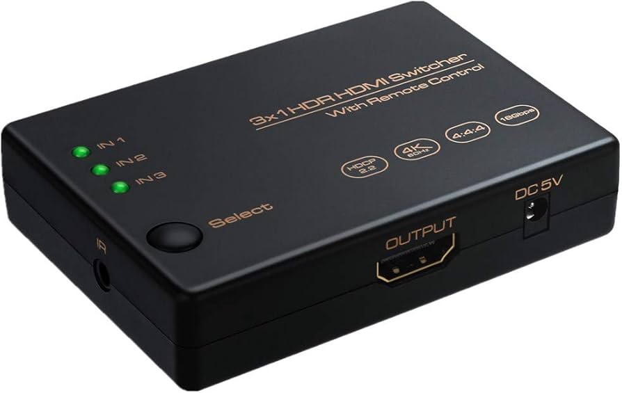 Amazon.co.jp: WisFox HDMI切替器 HDMI分配器 3入力/1出力 4K+3D 高速