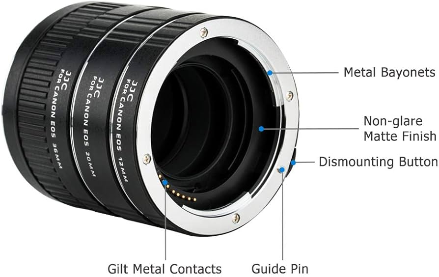Amazon.com : JJC EF & EF-S Mount Auto Focus Extension Tube Set for