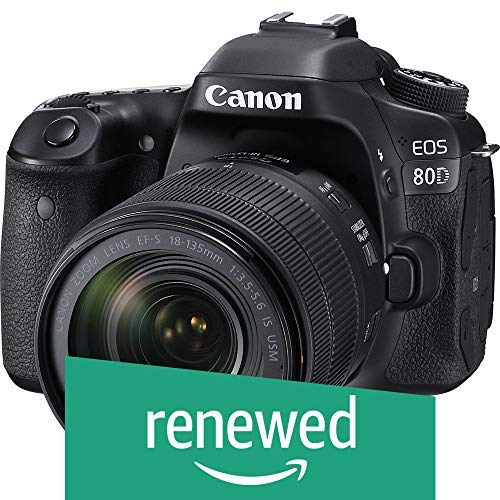 Amazon.com : Canon EOS 80D Digital SLR Kit with EF-S 18-135mm f