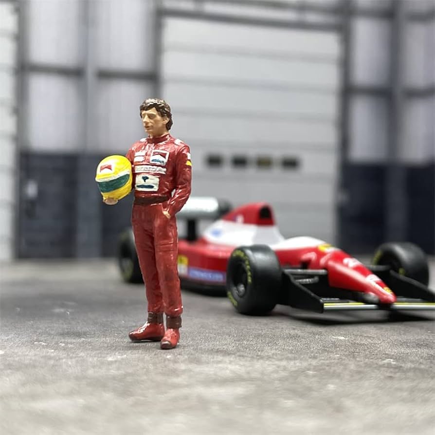 Amazon | 1/64スケール アイルトンセナフィギュアとF1レーシングカー