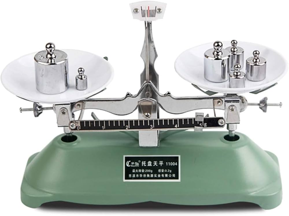 Amazon | 上皿天秤 分銅 200g 実験 測定 秤量 上皿てんびん 分銅付き