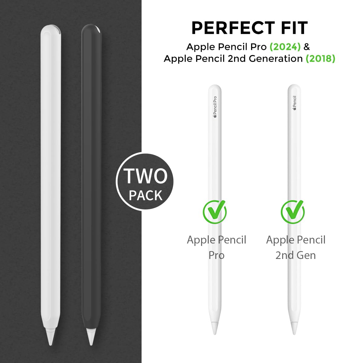 Amazon.co.jp: AhaStyle 超薄型 Apple Pencil シリコン保護ケース