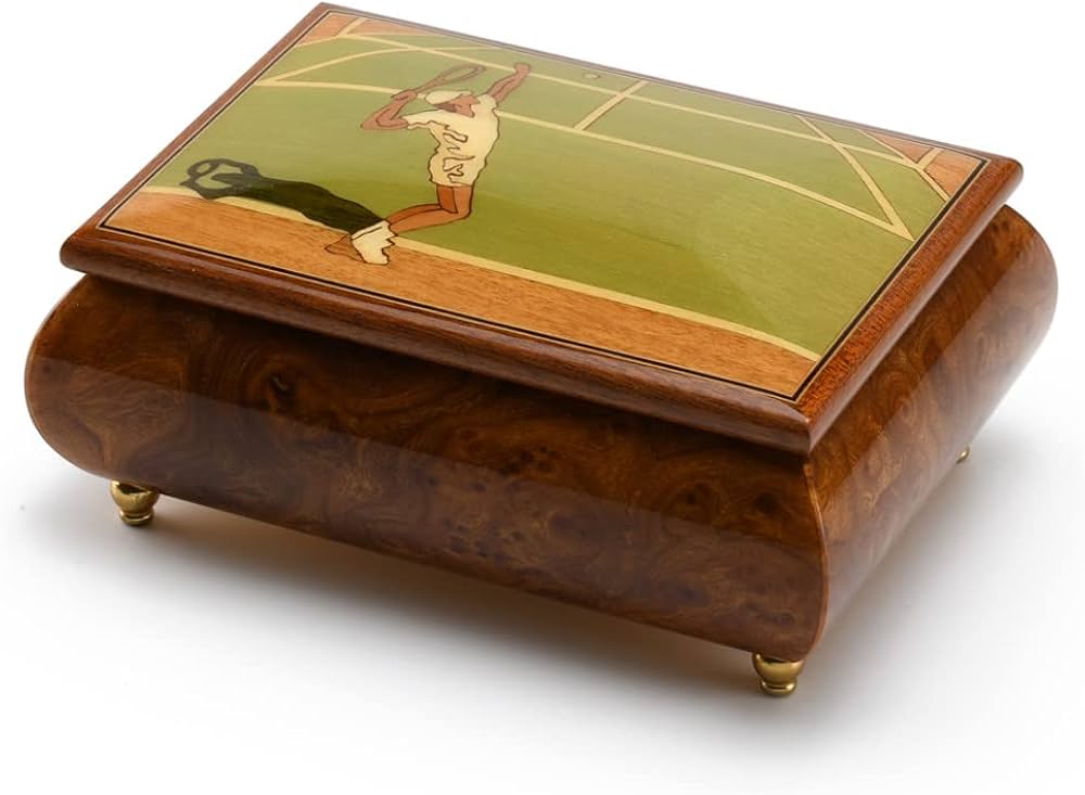 Amazon.co.jp: スポーツテーマの木製インレイ: テニス - コレクター