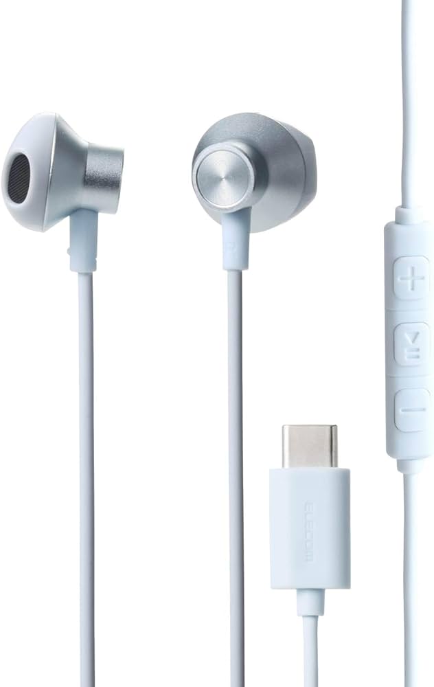 Amazon.co.jp: エレコム イヤホン Type-C 有線 インナーイヤー (セミ