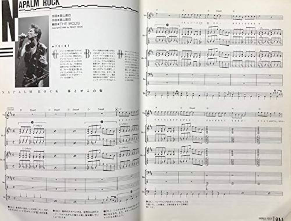 Amazon.co.jp: バンドスコア THE MODS NAPALM ROCK : THE MODS: 本