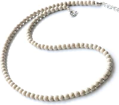 Amazon | [GOLD STONE] 北投石 ネックレス 4mm 長さ40cm 台湾産