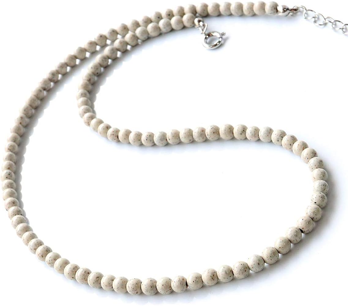 Amazon | [GOLD STONE] 北投石 ネックレス 4mm 長さ40cm 台湾産