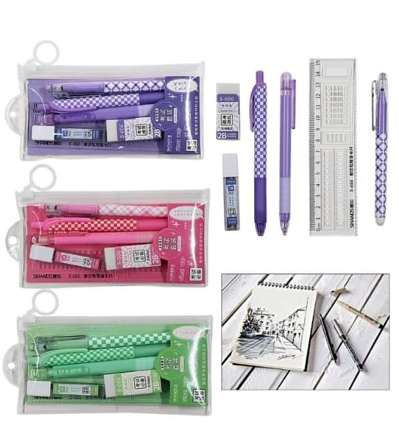 Amazon | 53 Arts コンプリートステーショナリーセット:一般的なペンと