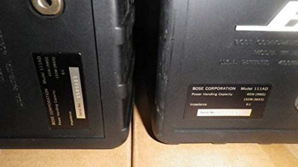 Amazon.co.jp: Bose 111AD スピーカーシステム ブラック : 家電＆カメラ