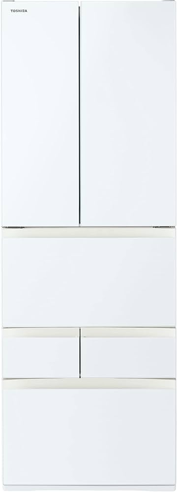 Amazon.co.jp: 東芝 冷蔵庫 幅65㎝ 462L グランホワイト GR-U460FH (EW