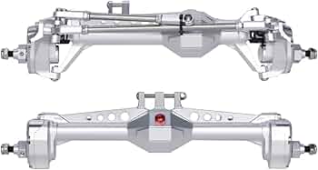 Amazon.com: Machined Aluminum Front and Rear Portal Axle for 1/10