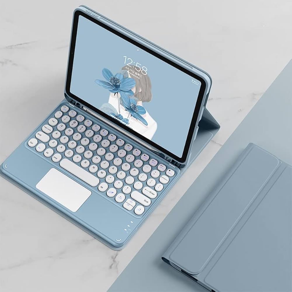 Amazon | iPad 第10世代 iPad A16 キーボード付きケース タッチパッド