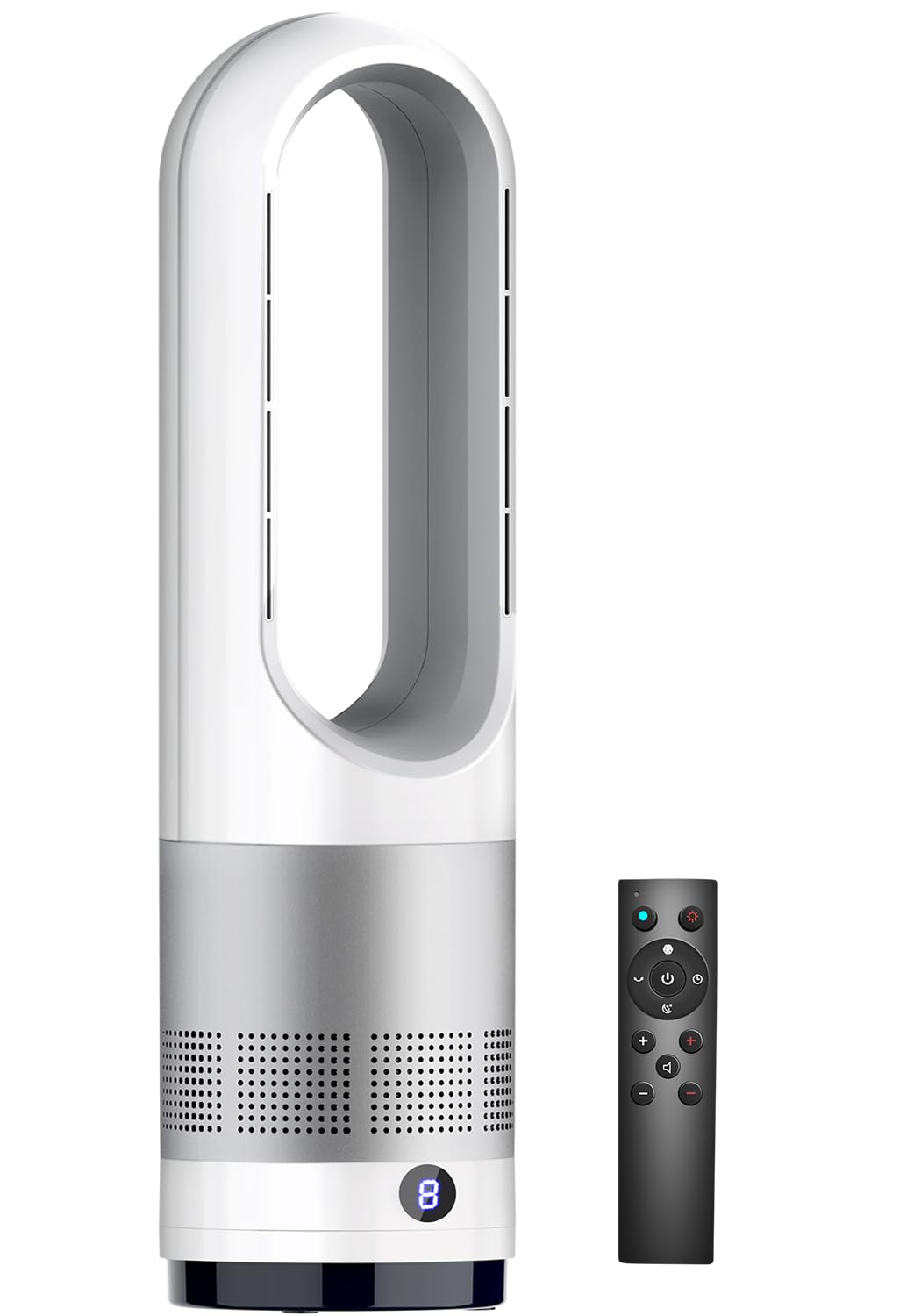 Amazon | 2025冬新型 セラミックヒーター 冷暖両用【3暖風/8冷風切替