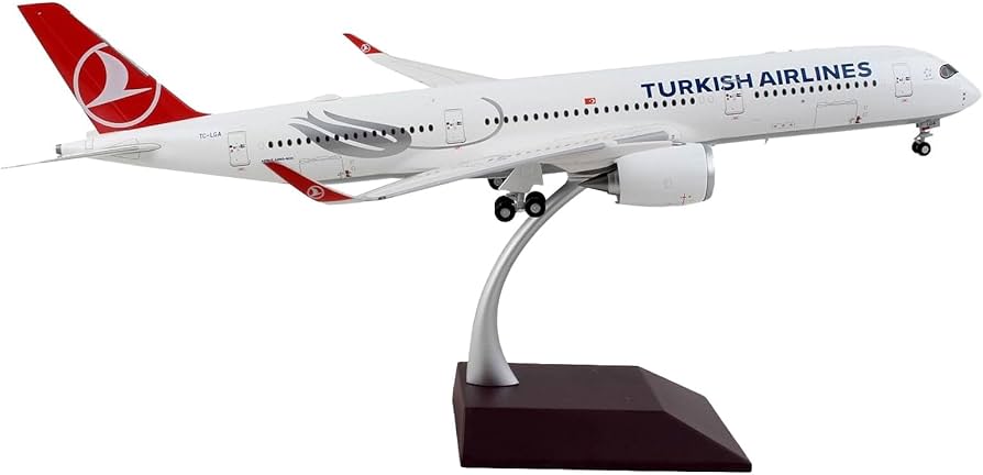Amazon.com: GeminiJets G2THY1001 Turkish Airlines Airbus A350-900