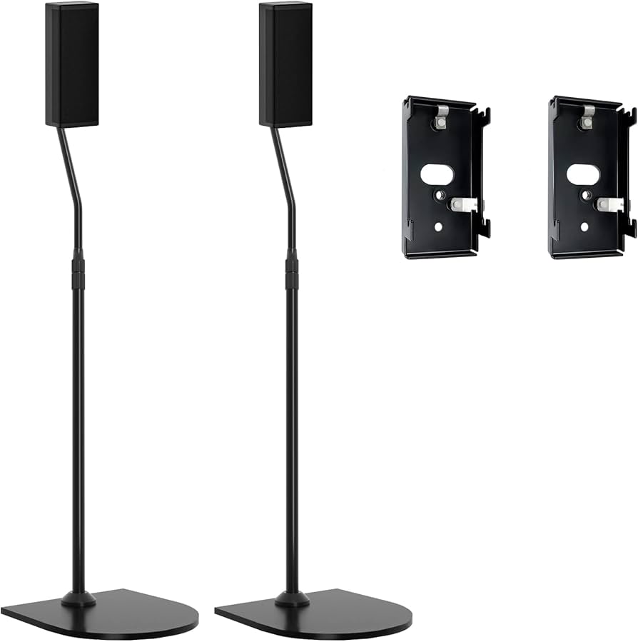 Amazon | スライド接続ブラケット付きBoseスピーカースタンド用調節