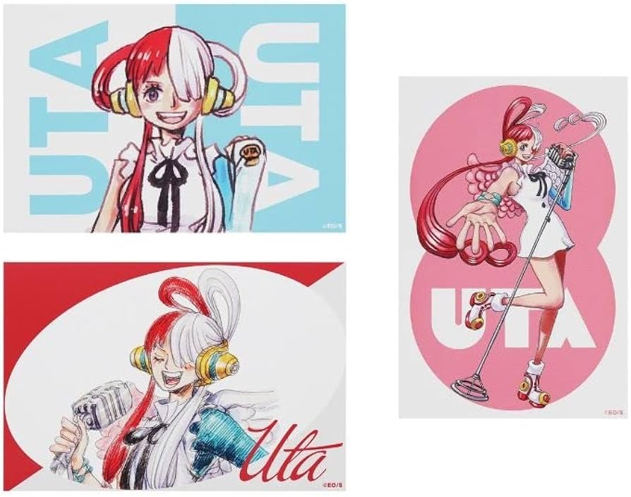 Amazon.co.jp: ONE PIECE FILM RED ワンピース ウタ ブロマイド風