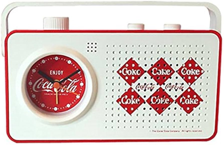 Amazon.co.jp: コカコーラ(Coca Cola) ラジオ 白 12.5×18.5×6cm