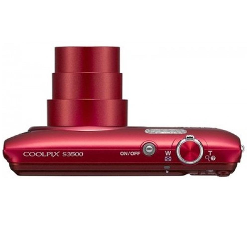 Buy Nikon Coolpix S3500 20.1MP Point and Shoot Digital Camera (Red