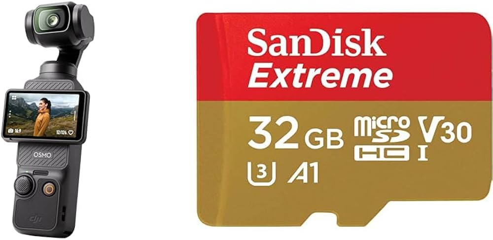 Amazon | 【microSDセット】DJI vlogカメラ Osmo Pocket 3 1インチ