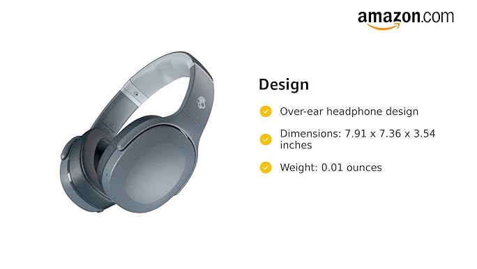 Amazon.com: Skullcandy Crusher Evo Wireless Over-Ear Headphone