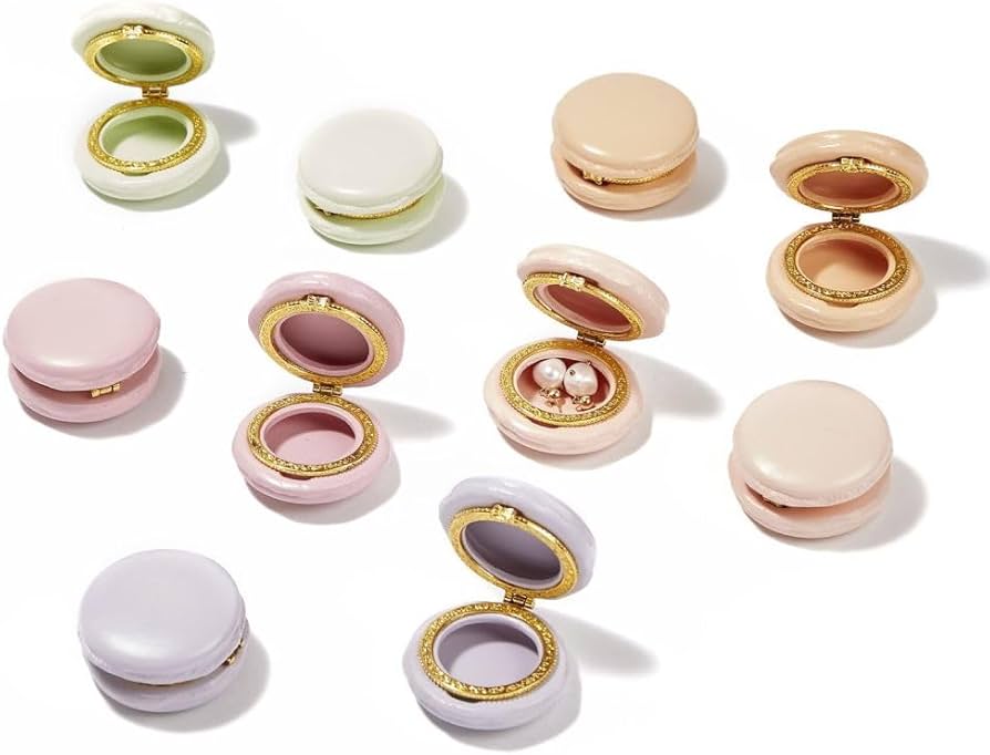 Amazon.com: Two's Company Set of 12 Macaron Limoges Trinket Boxes
