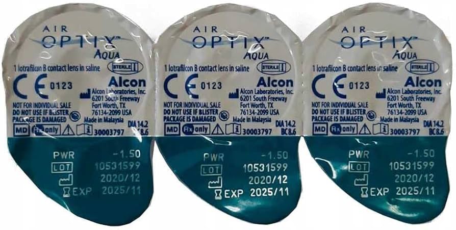 Amazon | エア オプティクス アクア 【BC】8.6【PWR】-2.25 6枚入