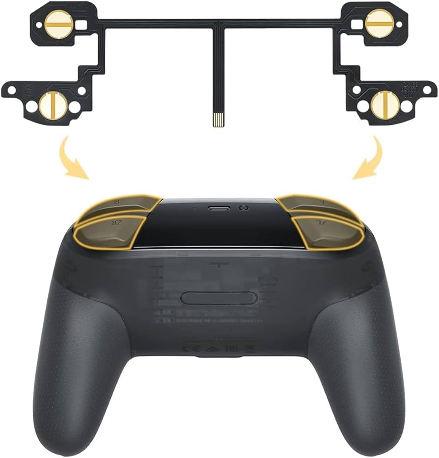 Amazon.co.jp: Switch Pro コントローラー用 L R ZR ZL キーボタン