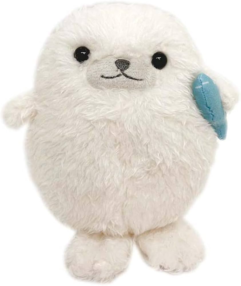 Amazon.co.jp: モンスイユ ぬいぐるみ アザラシ ホワイト シルティ