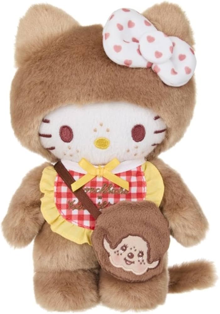 Amazon.co.jp: セキグチ(Sekiguchi) キティ×モンチッチ ぬいぐるみ S