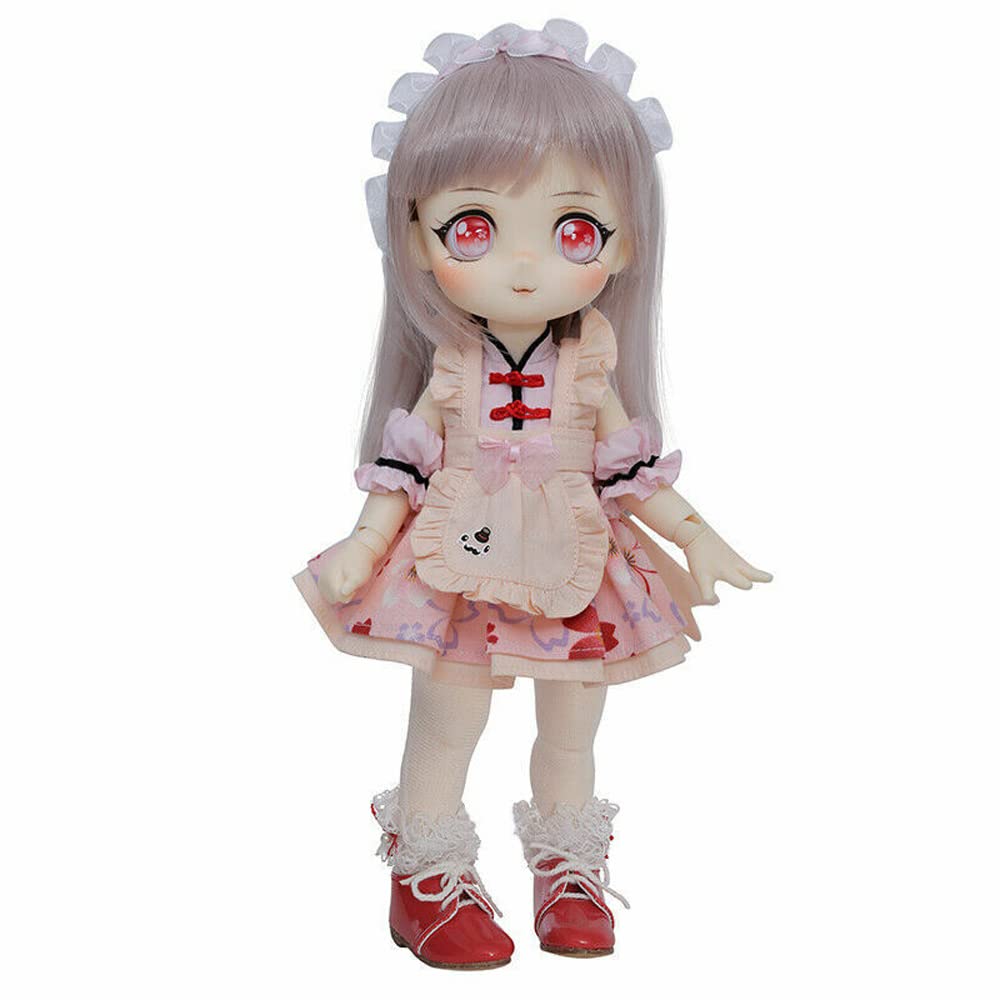 Amazon | KAKAA BJDドール フルセット 1/6 球体関節人形 29cm SD 樹脂