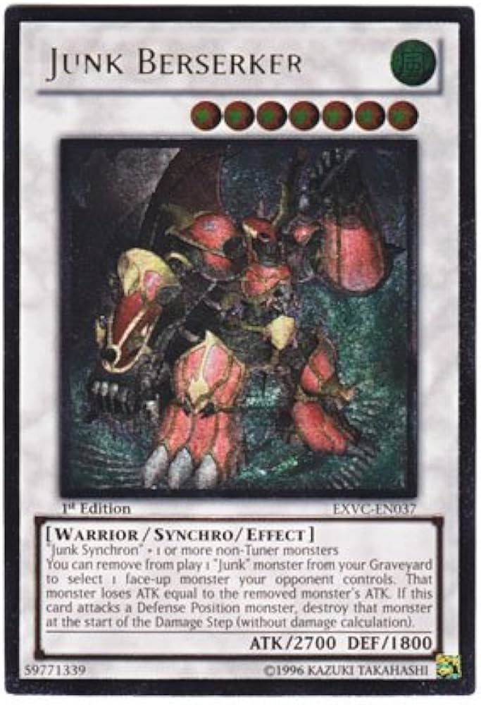 Amazon.co.jp: 遊戯王 英語版 EXVC-EN037 Junk Berserker ジャンク