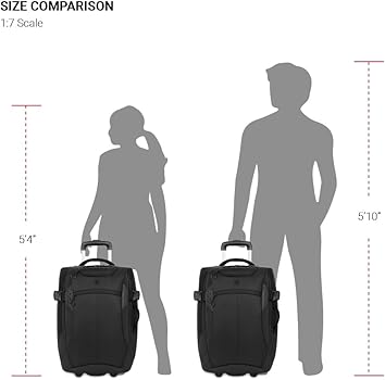 Amazon.com | SwissGear Apex Exec Wheeled Rolling Duffel Bag, Black