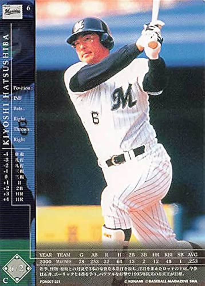 Amazon.co.jp: フィールド・オブ・ナイン ベースボールカード KIYOSHI