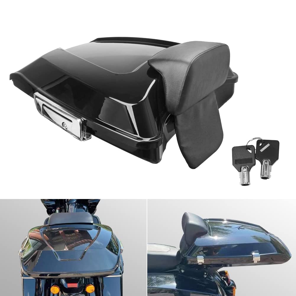 Amazon | TooHR ハーレー用 リア ツアーパック トランク バックレスト