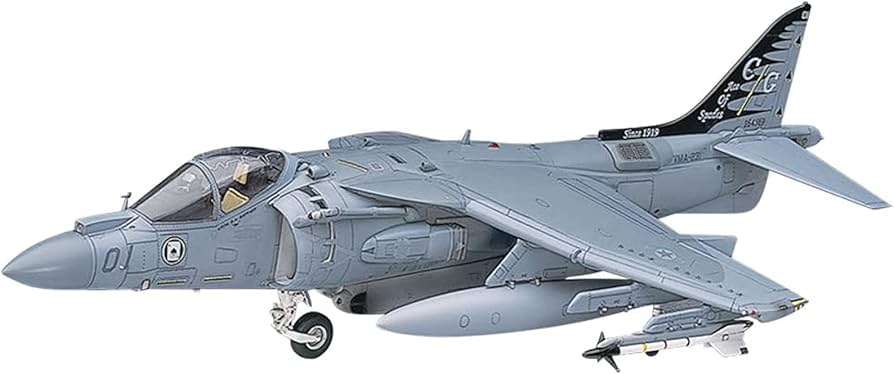 Amazon.com: Hasegawa 1/48 AV-8B Harrier II : Arts, Crafts & Sewing