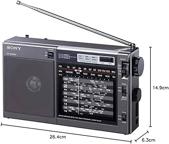 Amazon.co.jp: Sony FM/AM Radio Nikkei Portable Radio ICF-EX5MK2