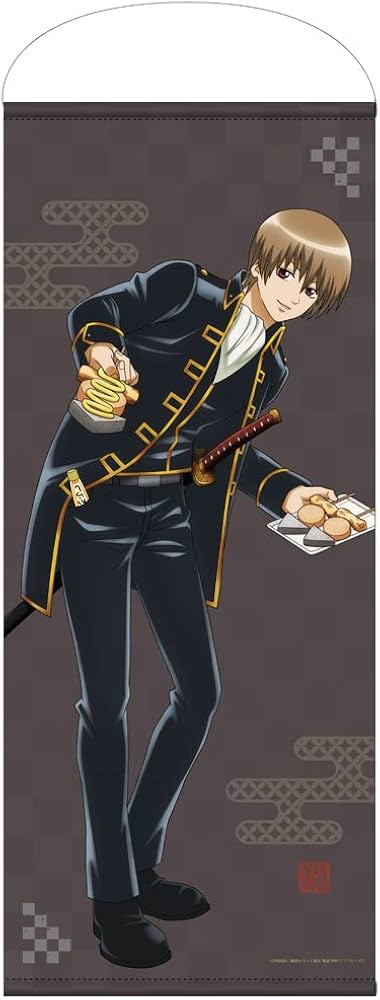 Amazon.co.jp: コスパ 銀魂 描き下ろし 沖田総悟 80cmタペストリー