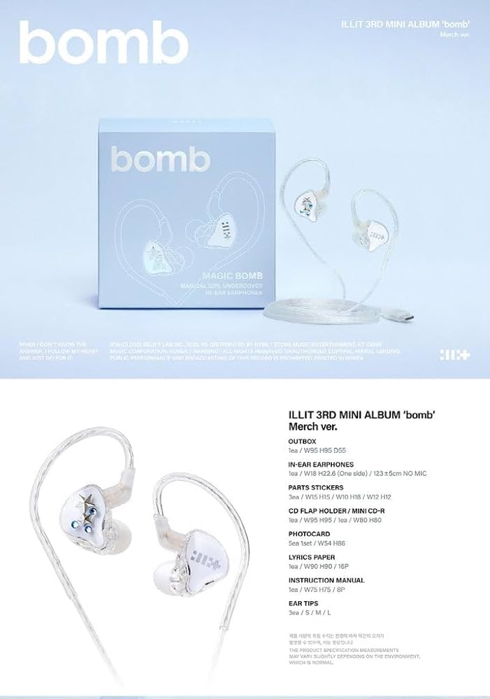 Irene, Irene, Irene - ILLIT bomb 3rd Mini Album Merch ver CD