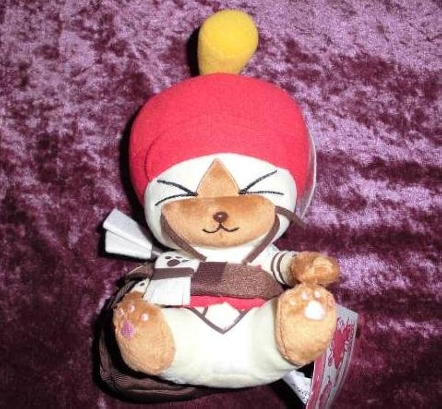 Amazon.co.jp: モンスターハンター 郵便屋さん アイルー ぬいぐるみ 一