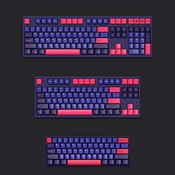 YUNZII AKKO Neon 157 Keycaps Cherry Profile Keycap Set Double-Shot