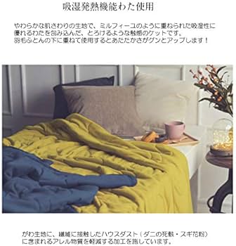 Amazon｜京都西川 インナーケット ブランケット 掛け布団 WARMFEEL20