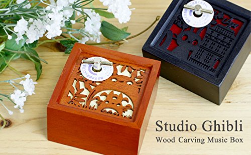 Amazon.co.jp: ジブリ 魔女の宅急便 木彫レリーフBOX型オルゴール ジジ