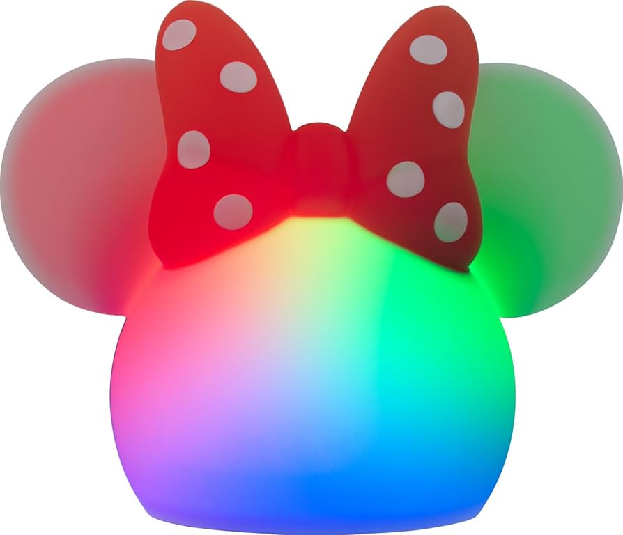 Disney Minnie Mouse Squishy Light, Color Changing, Night Light for