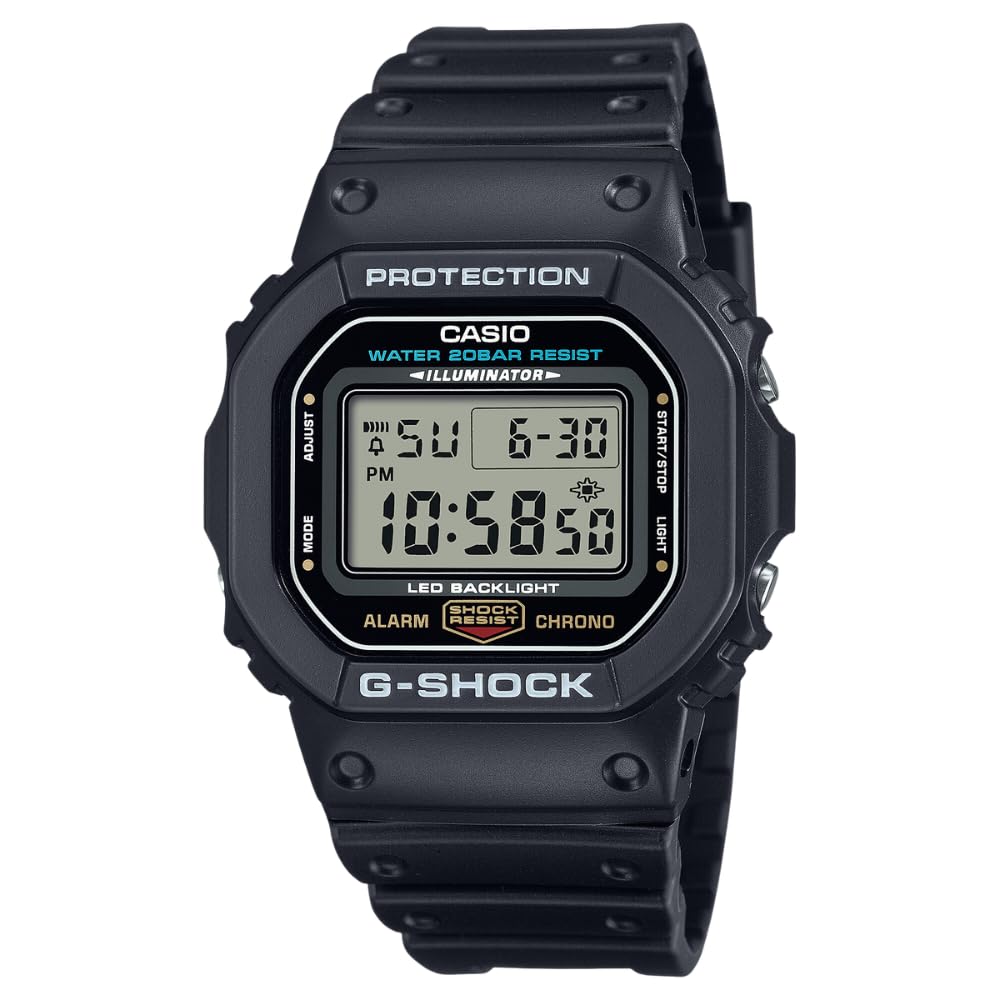 Casio Men's G-Shock Classic Digital Watch DW5600E-1V : Casio
