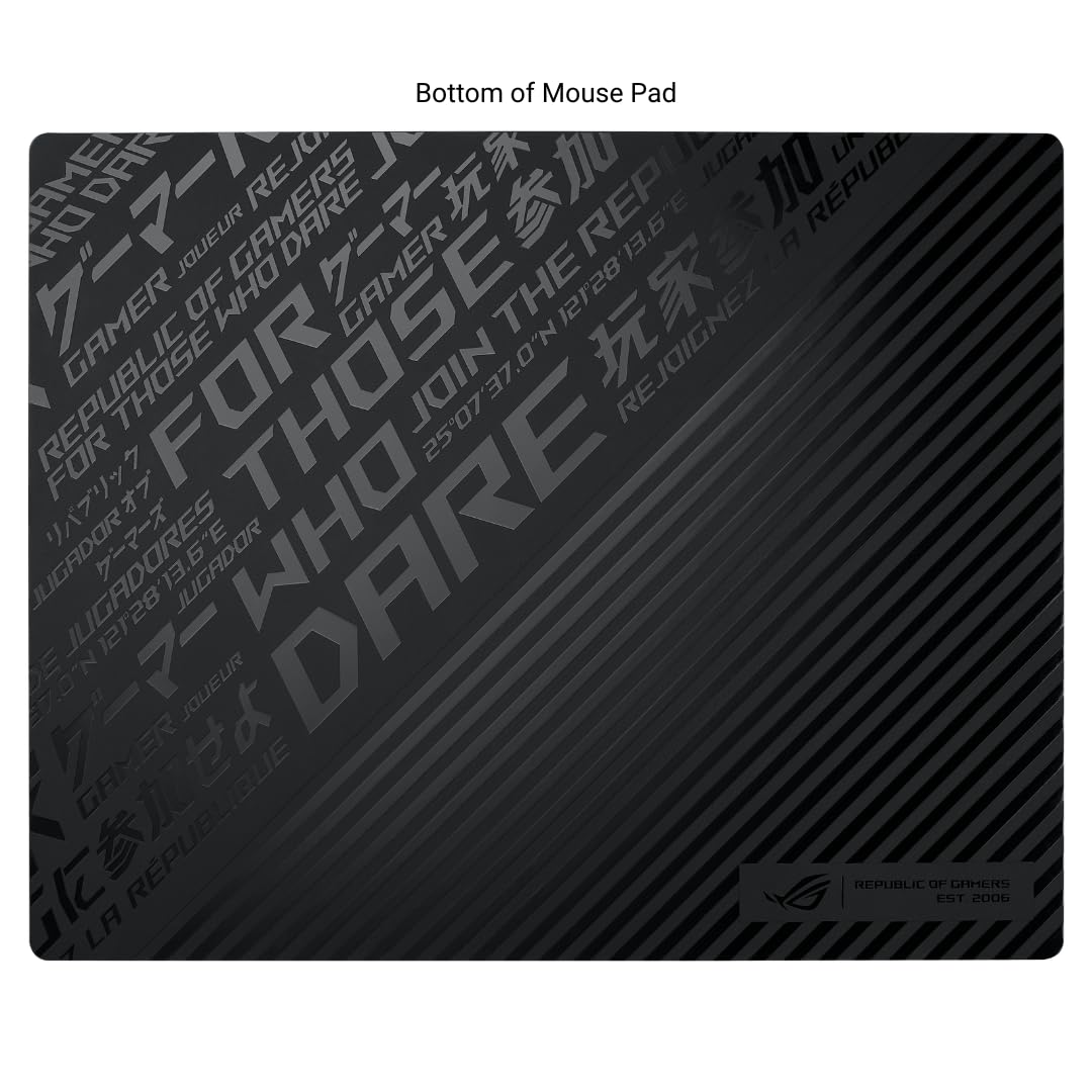 Amazon.com: ASUS ROG Moonstone Ace L Glass Gaming Mouse Pad – 19.7