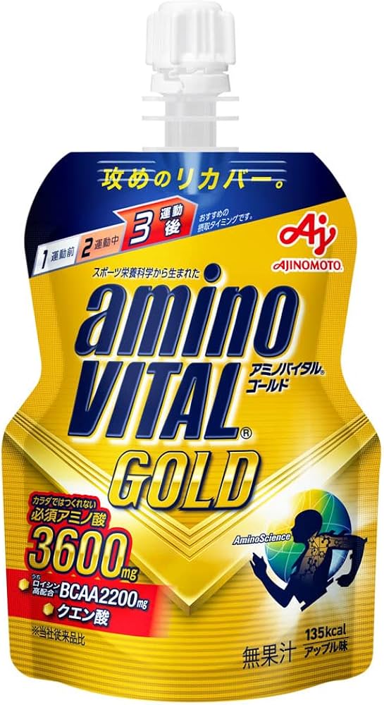 Amazon.co.jp: アミノバイタル 味の素 GOLD ゼリードリンク パウチ