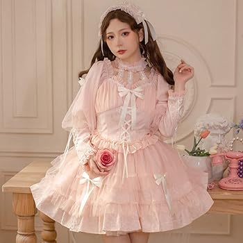 Amazon.co.jp: [SSUPTEMBER2] ロリータ ゴスロリ ワンピース 長袖