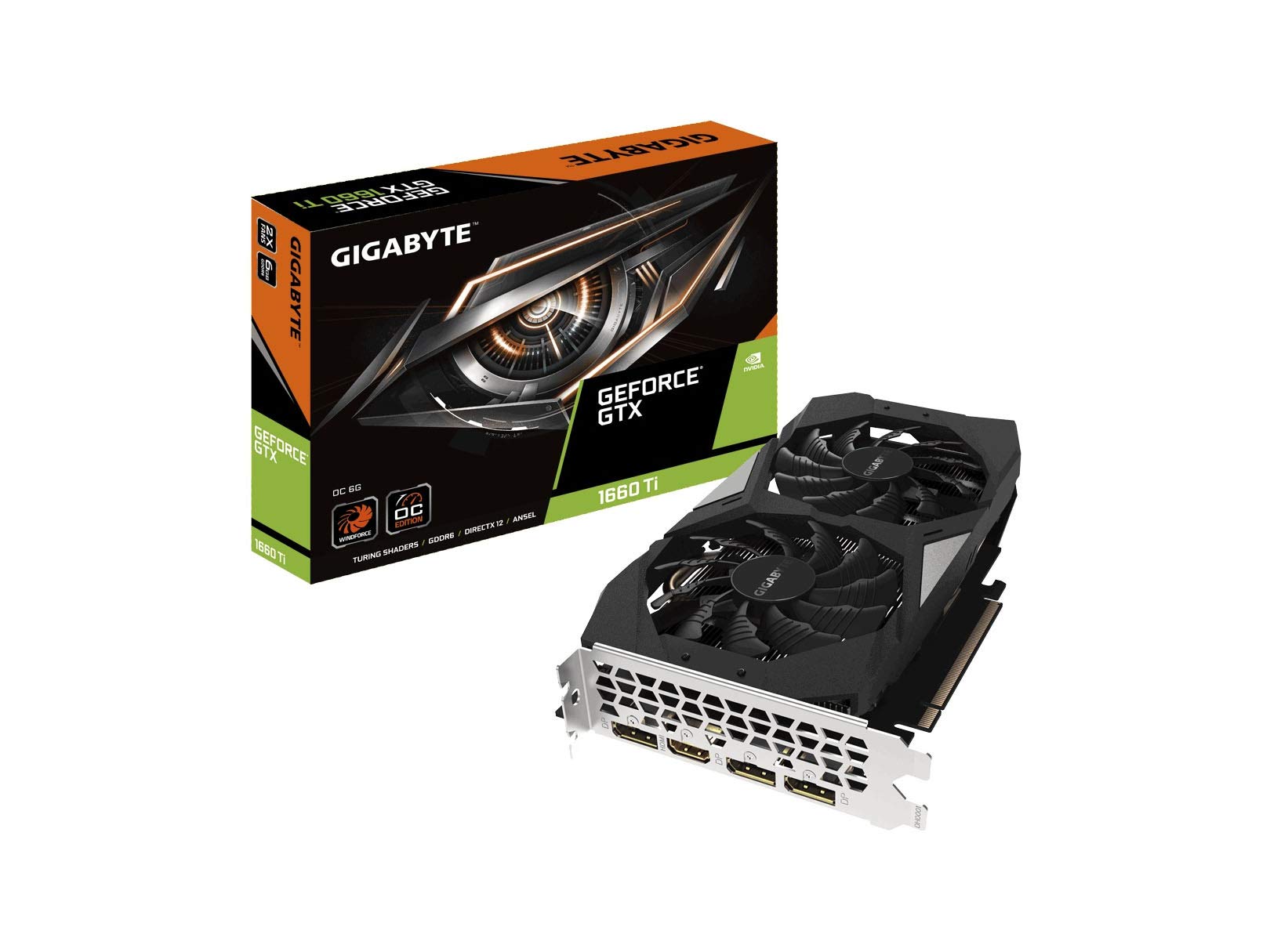 Amazon.com: GIGABYTE GeForce GTX 1660 Ti OC 6G 192-bit GDDR6