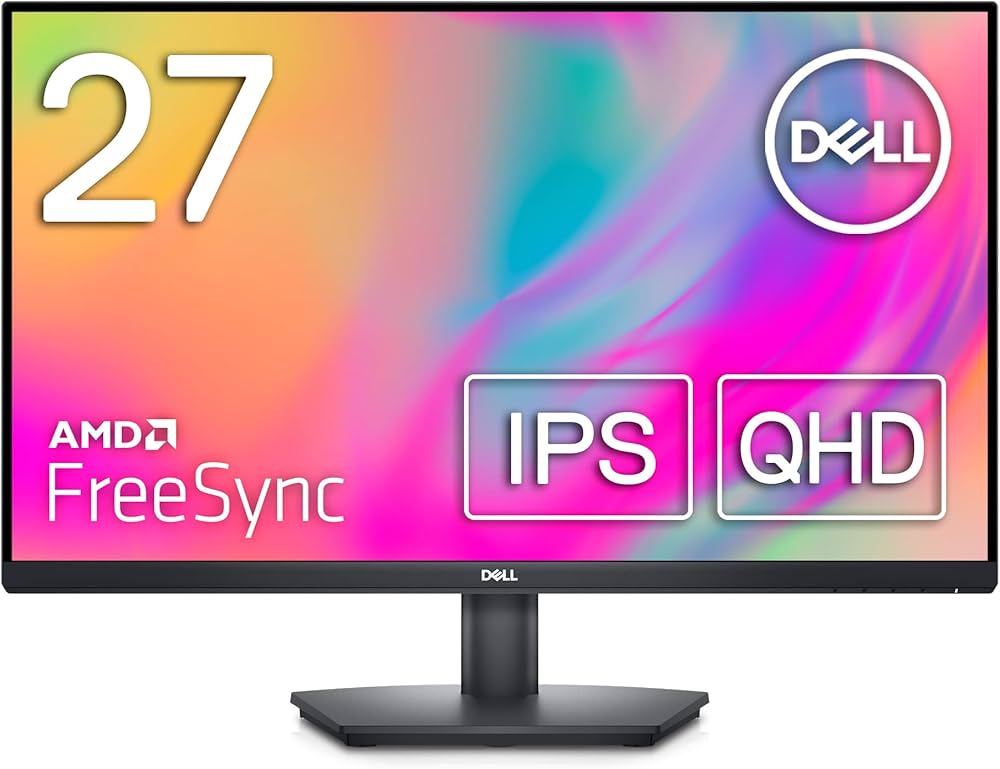 Dell SE2723DS 27 Zoll QHD Monitor, 75Hz, IPS, 4ms, AMD FreeSync